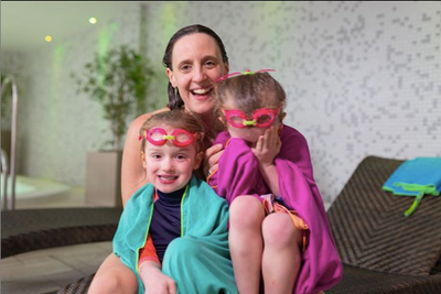 Karen Pickering: Mia and Evie’s first swims