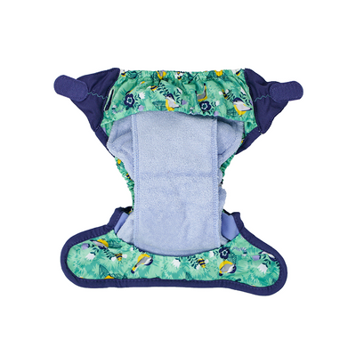 Close Pop-in All-In-Two One-size Bamboo Reusable Aplix Nappy - Unisex Design For Baby and Toddler - Close Parent