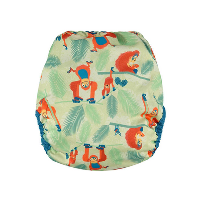 Reusable Nappy Cover - Up In The Trees Collection - Close Parent