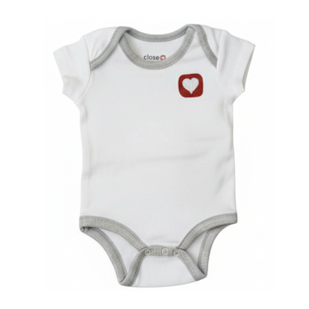 Organic Short-sleeved Cotton Romper