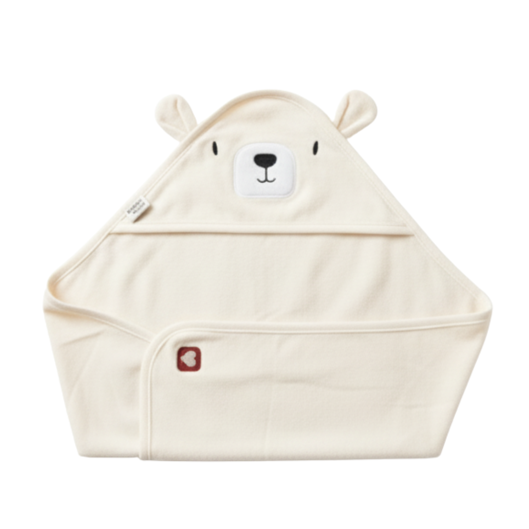 Organic Cotton Hooded Cuddle Wrap