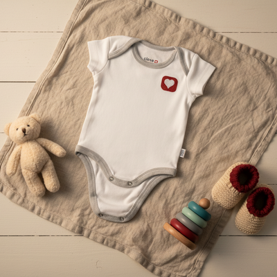 Organic Short-sleeved Cotton Romper