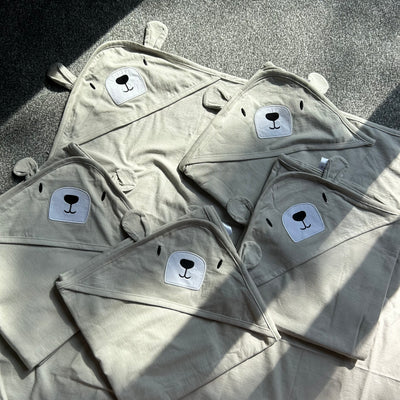 Organic Cotton Hooded Cuddle Wrap
