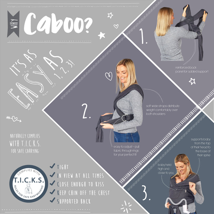 Caboo baby carrier instructions on sale