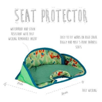 Close Pop-in Universal Children's Seat Protector Pad - Multi-use Waterproof/Wicking Liner For Pushchair, Car Seat or High Chair - Close Parent