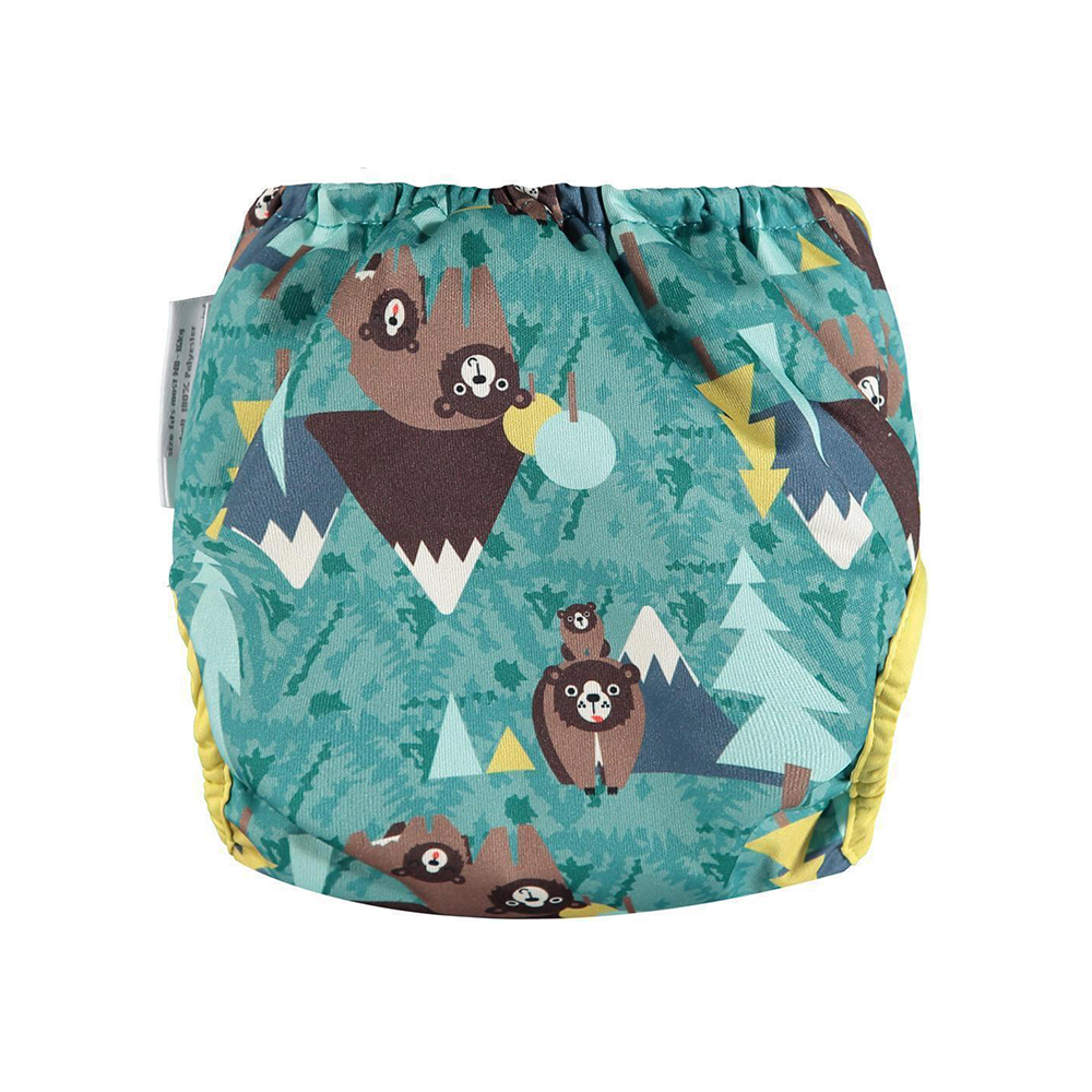 Pop-in Single Printed Reusable Popper Nappy +bamboo - Great Plains Collection - Close Parent