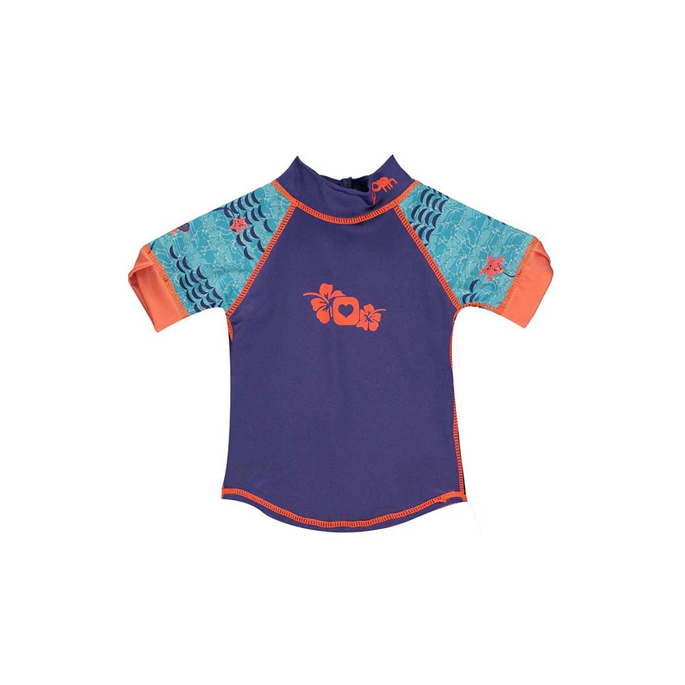 Short sleeved swim rash vest to protect baby & toddler from the sun ...