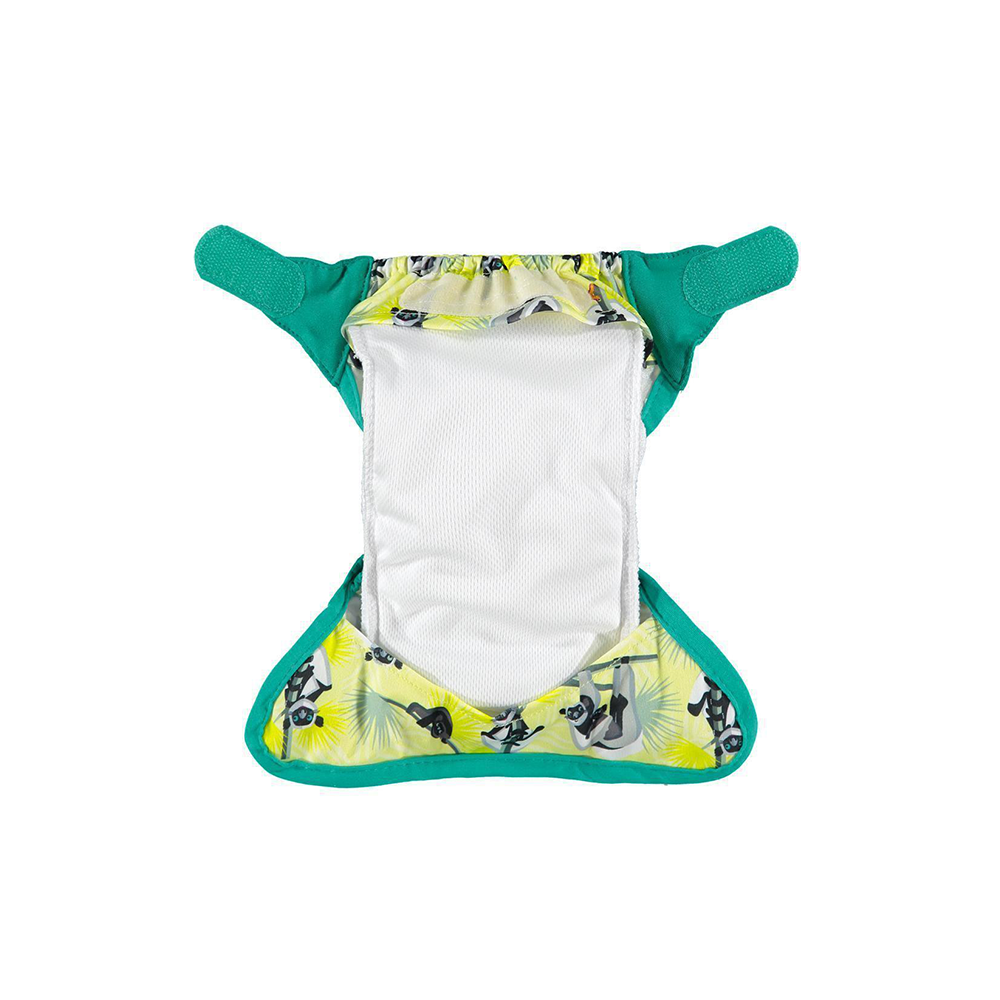 Single Printed Newborn Nappy - Up In The Trees Collection - Close Parent