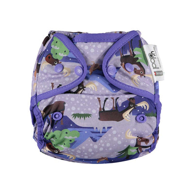 Close Pop-in All-In-Two One-size Bamboo Reusable Popper Nappy - Unisex Design For Baby and Toddler