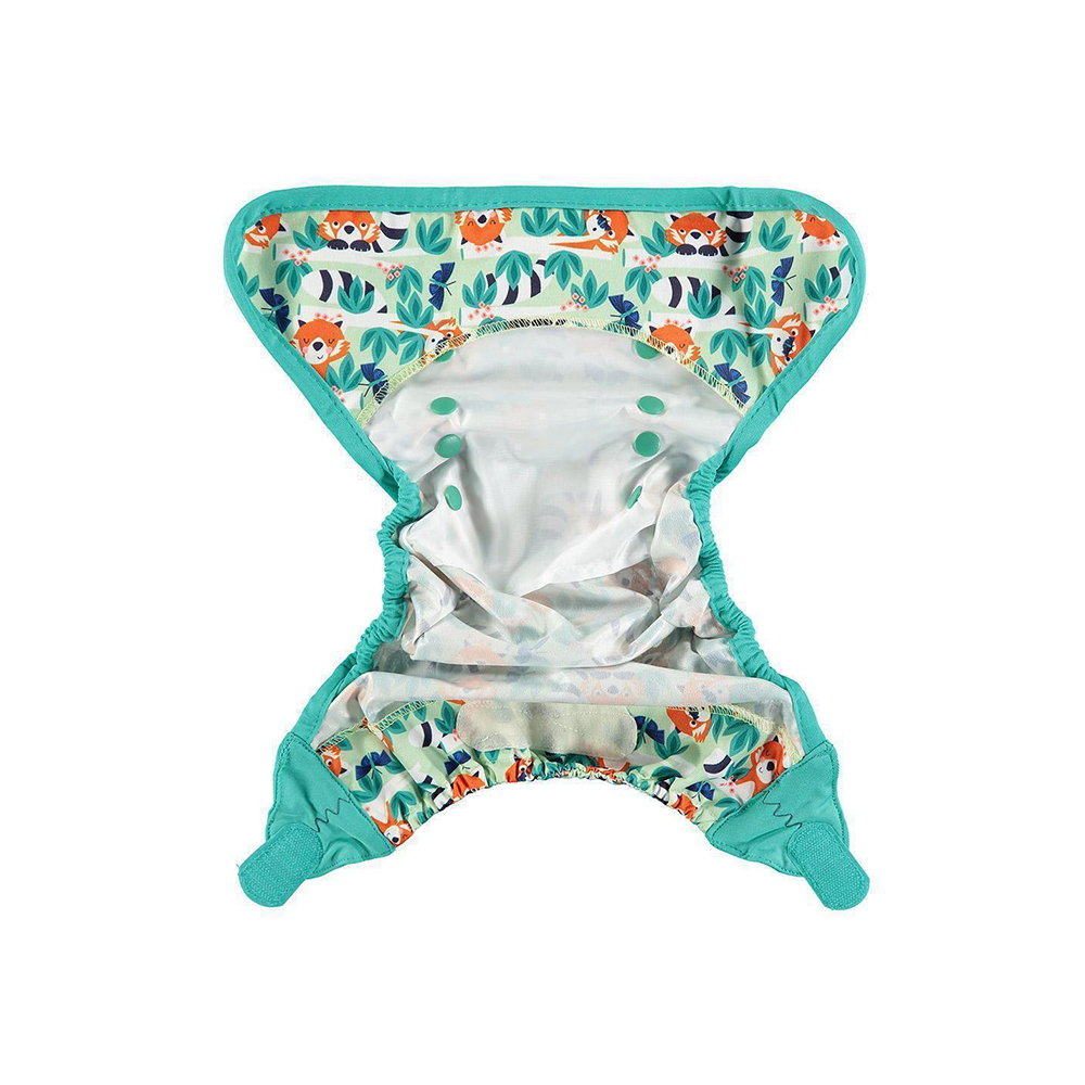 Close Pop-in Waterproof Aplix Double Gusset Reusable Nappy Cover - Designed  For Flat and Fitted Nappies unisex